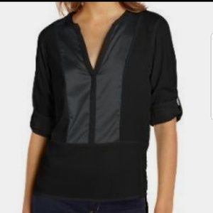 Calvin Klein Women's Black Blouse Size M
